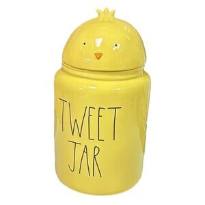Yellow Tweet Jar